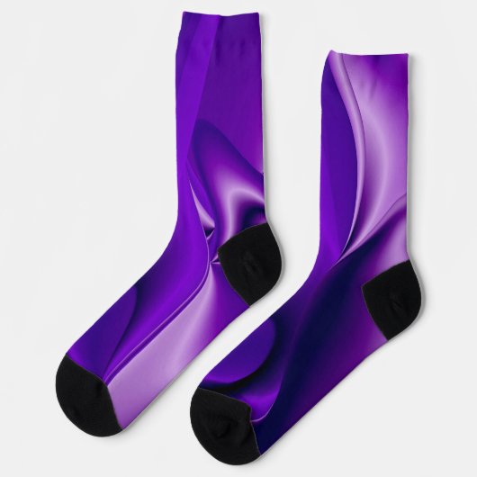 Lila Blume Regenbogen Träume Socken (Linkes Detail)