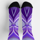 Lila Blume Regenbogen Träume Socken (Oben)