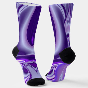 Lila Blume Regenbogen Träume Socken