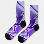 Lila Blume Regenbogen Träume Socken (Linkes Detail)