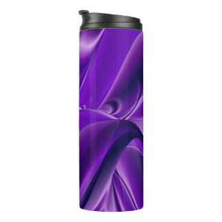 Lila Blume Regenbogen Träume Thermosbecher