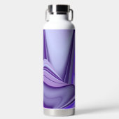 Lila Blume Regenbogen Träume Trinkflasche (Vorderseite)