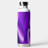 Lila Blume Regenbogen Träume Trinkflasche (Rechts)