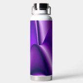 Lila Blume Regenbogen Träume Trinkflasche (Rückseite)