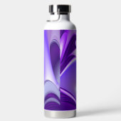 Lila Blume Regenbogen Träume Trinkflasche (Rechts)