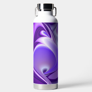 Lila Blume Regenbogen Träume Trinkflasche