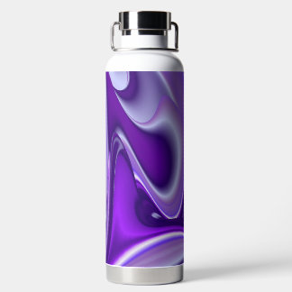 Lila Blume Regenbogen Träume Trinkflasche