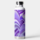 Lila Blume Regenbogen Träume Trinkflasche (Rechts)