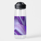 Lila Blume Regenbogen Träume Trinkflasche (Vorne)