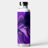 Lila Blume Regenbogen Träume Trinkflasche (Rechts)