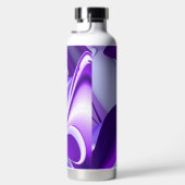 Lila Blume Regenbogen Träume Trinkflasche (Rechts)