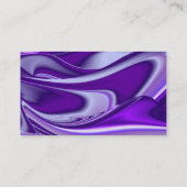 Lila Blume Regenbogen Träume Visitenkarte (Rückseite)