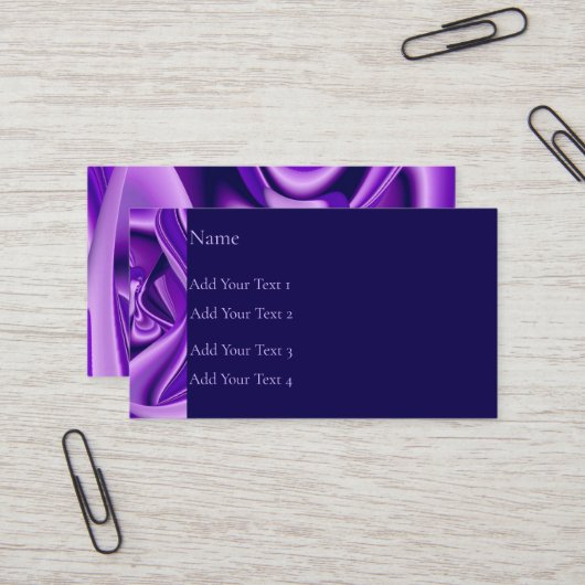 Lila Blume Regenbogen Träume Visitenkarte (Vorderseite/Rückseite Beispiel)