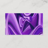 Lila Blume Regenbogen Träume Visitenkarte (Rückseite)