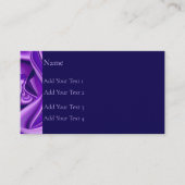 Lila Blume Regenbogen Träume Visitenkarte (Vorderseite)