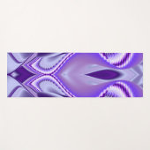 Lila Blume Regenbogen Träume Yogamatte (Vorderseite (Horizontal))