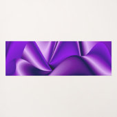 Lila Blume Regenbogen Träume Yogamatte (Rückseite (Horizontal))