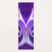 Lila Blume Regenbogen Träume Yogamatte (Vorderseite)