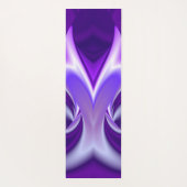 Lila Blume Regenbogen Träume Yogamatte (Rückseite)