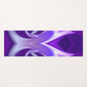 Lila Blume Regenbogen Träume Yogamatte (Vorderseite (Horizontal))