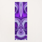 Lila Blume Regenbogen Träume Yogamatte (Vorderseite)