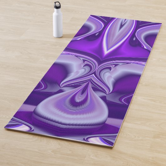 Lila Blume Regenbogen Träume Yogamatte (Beispiel)