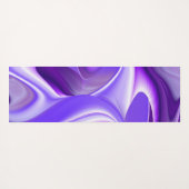 Lila Blume Regenbogen Träume Yogamatte (Rückseite (Horizontal))