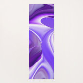 Lila Blume Regenbogen Träume Yogamatte (Rückseite)