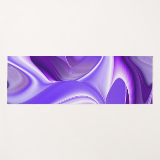 Lila Blume Regenbogen Träume Yogamatte (Vorderseite (Horizontal))