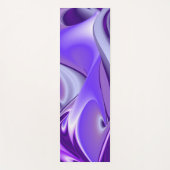 Lila Blume Regenbogen Träume Yogamatte (Vorderseite)