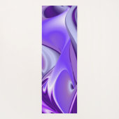 Lila Blume Regenbogen Träume Yogamatte (Rückseite)