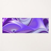 Lila Blume Regenbogen Träume Yogamatte (Vorderseite (Horizontal))