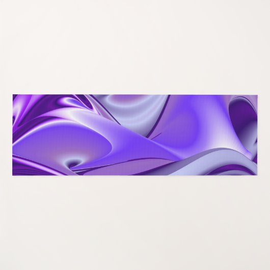 Lila Blume Regenbogen Träume Yogamatte (Vorderseite (Horizontal))