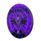 Lila Blume Regenbogen Träume Zwei Sterne Dartscheibe (Vorderseite rechts)