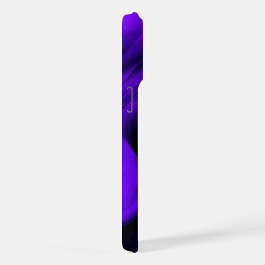 Lila Blume Regenbogen Träume Zwei Sterne iPhone Hülle (Rechte Seite)