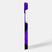 Lila Blume Regenbogen Träume Zwei Sterne iPhone Hülle (Linke Seite)