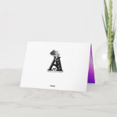 Lila Blume Regenbogenträume , Engel Flügel (Rückseite)