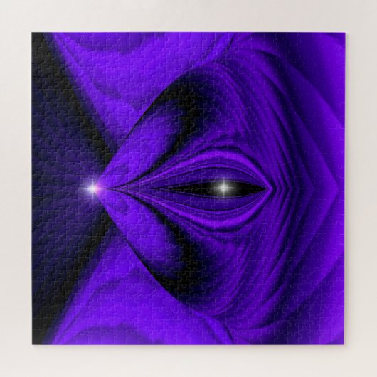 Lila Blume Regenbogenträume, Zwei Sterne Puzzle (Horizontal)