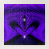 Lila Blume Regenbogenträume, Zwei Sterne Puzzle (Vertikal)