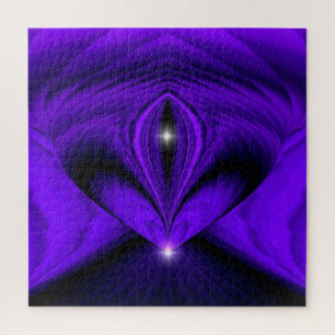 Lila Blume Regenbogenträume, Zwei Sterne Puzzle