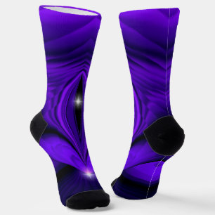 Lila Blume Regenbogenträume, Zwei Sterne Socken