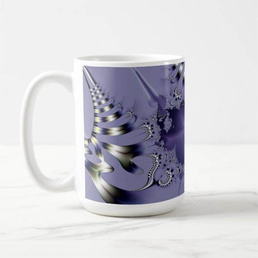 Lila Blume Reisebecher (Links)