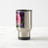 Lila Blume Reisebecher (Mittel)