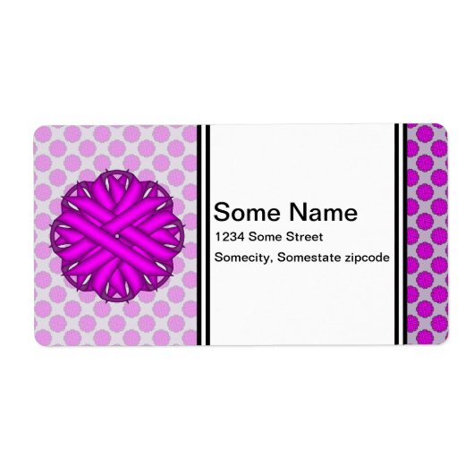Lila Blume Ribbon von Kenneth Yoncich (Vorne)
