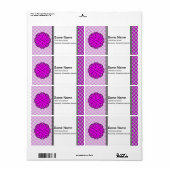 Lila Blume Ribbon von Kenneth Yoncich (Vorne)