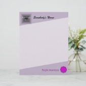 Lila Blume Ribbon von Kenneth Yoncich (Stehend Vorderseite)