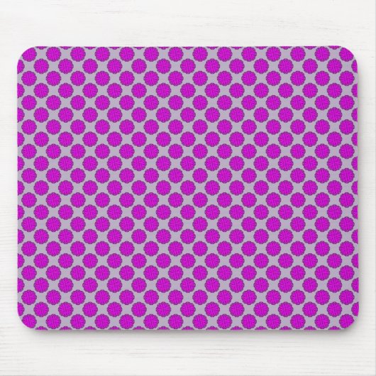 Lila Blume Ribbon von Kenneth Yoncich Mousepad (Vorne)