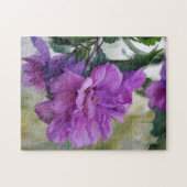 Lila Blume Rose Sharon Art Puzzle (Horizontal)