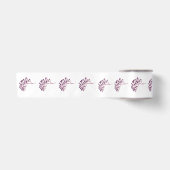Lila Blume Satinband (Vorderseite)