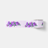 Lila Blume Satinband (Vorderseite)